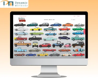 Custom Car Arts Website Portfolio