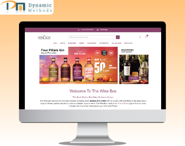 The Wine Box Website Portfolio
