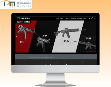 Zenith Firearms Website Portfolio